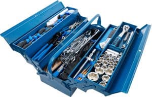 BGS 3340 Metalen gereedschapskoffer met inhoud | 137-delig