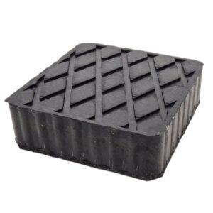 A-B035 Hefbrug rubber opnameblok | 120 x 120 x 35 mm
