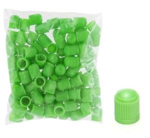 REDATS Ventieldopjes | Groen | 100 stuks