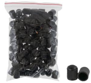 REDATS Ventieldopjes | Zwart | 100 stuks
