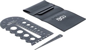 BGS 74247 Schroeven- en schroefdraadsjabloon | metrisch | M3 - M20, 0,5 - 13,00 mm