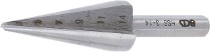 BGS 1620 Hoogwaardige stappenboor | Maat 1 | 3 - 14mm