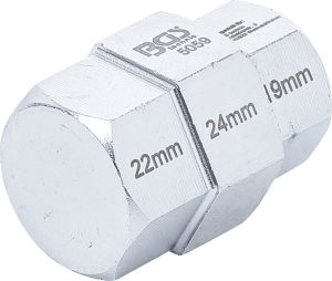 BGS 5059 Motorfiets dopsleutel | 19 - 22 - 24 mm