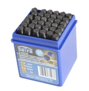 SATRA S-5NA36 Letterpons set | 5 mm | 36-delig