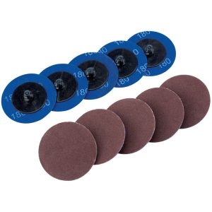 DRAPER D75612 Schuurschijf roloc Ø50mm K180, 10x