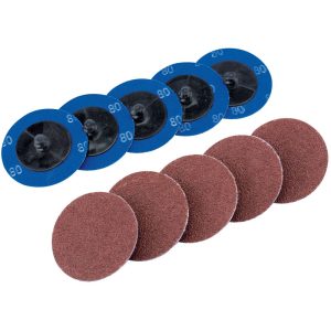 DRAPER D75610 Schuurschijf roloc Ø50mm K80, 10x