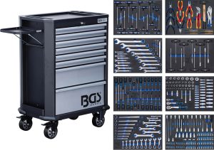 BGS 4007 Gereedschapswagen gevuld | 8 Laden | 299-delig