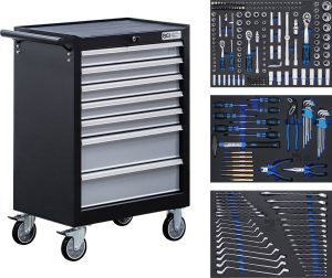 BGS 6062 Gereedschapswagen gevuld | 7 Laden | 263-delig
