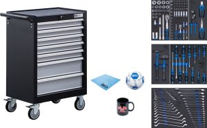 BGS 6065 Gereedschapswagen gevuld | 7 Laden | 129-delig