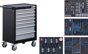 BGS 6069 Gereedschapswagen gevuld | 7 Laden | 227-delig