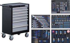 BGS 6077 Gereedschapswagen gevuld | 7 Laden | 354-delig