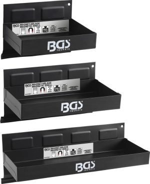 BGS 67150 Magnetische bakjes | 150 / 210 / 310 mm | 3-delig