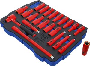 BGS 74356 Koffer inlegmodule voor Art. BOXSYS1 & 2: VDE-gereedschap set | 23-delig