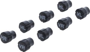 BGS 80722 Kunststof ventieldop set | voor bandenmarkering | 8 stuks