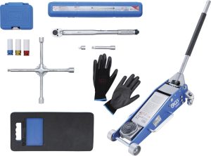 BGS 9681 Bandenwissel service set met krik 2,5 t | 10-delig