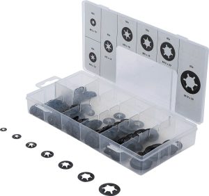 BGS 74414 Assortiment klemringen / borgringen | M3 - M12 | 340-delig