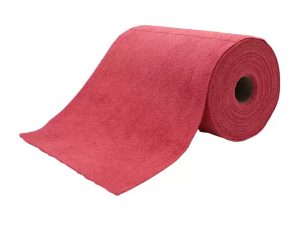 CC-1255 Poetsdoek op rol | Rood | 75 stuks