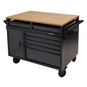 BUNKER D08251 BUNKER Gereedschapswagen / werkbank 122cm, grijs