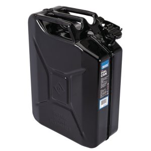 DRAPER D07257 Jerrycan staal, 20L, zwart