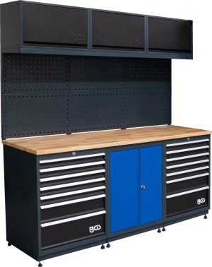 BGS 80100 Werkplaatsopstelling | Starterspakket | Houten werkblad | 3 modules