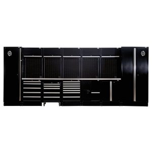 BUNKER D04393 Modulaire opbergcombinatie met roestvrijstalen werkblad, 25dlg