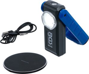 BGS 85348 COB LED Werkplaatslamp met magneet en haak | opvouwbaar | met draadloze oplaadfunctie