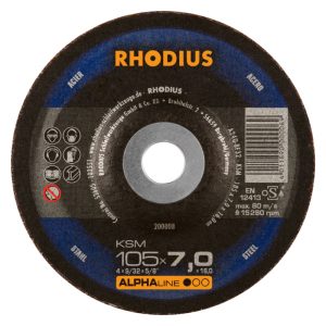 RHODIUS R200008 Afbraamschijf kom Ø100x7x16mm, 15300rpm