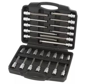 WT-8042 Bitdoppen set | 1/2" aansluiting | Spline | 26-delig