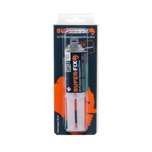 SUPER FIX 1601015BL 2K PU speed lijm | 60 sec | Transparant | 25ml