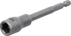 BGS 2767 Dopsleutel zeskant, extra lang | voor boormachines | 6,3 mm (1/4") aandrijving zeskant | 11 mm