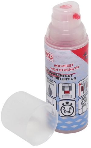 BGS 80616 Schroefdraad borgmiddel | Hoge sterkte | Hoge viscositeit | Pompdispenser van 50 g