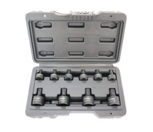 WT-8743 Stubby krachtdoppen set | Torx | 10-delig