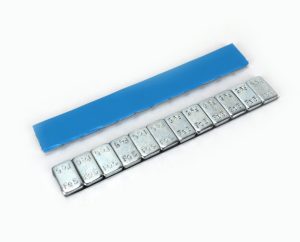 AL-50500L Plakgewichten voor velgen | 12 x 5 gram | Zilver | Losse strip