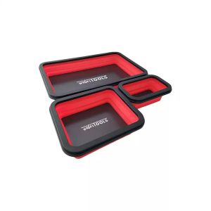 WT-21433 Magneetschalen set | Siliconen | Inklapbaar | 3-delig