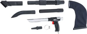 BGS 3337 Zuig- en blaaspistool | Voor compressor | Omkeerbaar | 8-delig