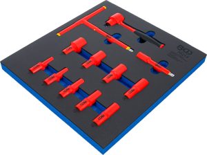 BGS 70213 VDE Doppen set | 10 mm (3/8")-aandrijving | 7 - 22 mm | 12-delig