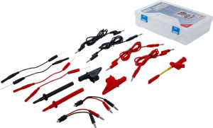 BGS 74511 Meetsnoer en meetsonde accessoire set | voor multimeter | 15-delig