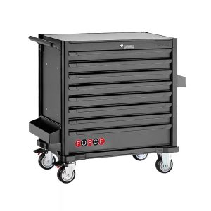 FORCE 10318M-610A BLACK EDITION Gereedschapswagen gevuld | Jumbo | 610-delig