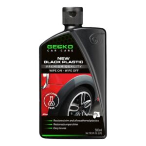 GECKO 687596 New Black Plastic & Trim Hersteller Fles 500ml