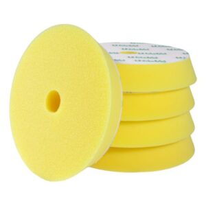 GECKO 687847 Polijstpad Hard Geel | Ø150mm | 5 stuks (Voor Steunplaat 125mm)