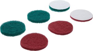BGS 74368 Schuurschijven set Ø 100 mm | Nylon | voor BGS 74367 | 6-delig
