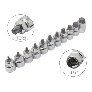 ASTA A-11SBL Bitdoppen set | Torx | 3/8" | 11-delig