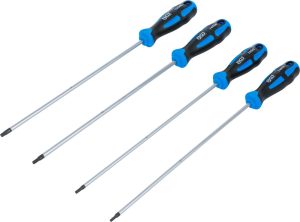 BGS 74541 Schroevendraaier set | extra lang | T-Star (voor Torx) | T15 - T30 | 4-delig