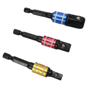 WT-8625 Dop adapters boormachine | Kleurgecodeerd | 3-delig