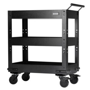 BUNKER D23643 Werkplaatstrolley, 3 schappen