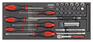 SONIC 103203 Doppenset 1/4" SFS-XS 32-dlg.