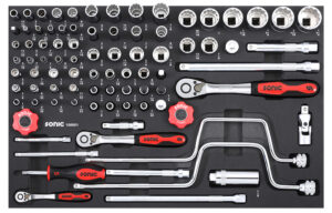 SONIC 108601 Bitdopset 1/4", 3/8" en 1/2" SFS-M 86-dlg.