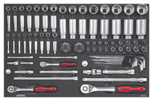 SONIC 309303 Combinatieset 1/4", 3/8" en 1/2" SFS-M SAE 93-dlg.