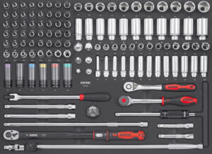 SONIC 312103 Combinatieset 1/2" SFS-XL 121-dlg.