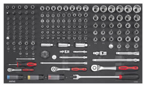 SONIC 315602 Combinatieset 1/4", 3/8" en 1/2" SFS-L 156-dlg.